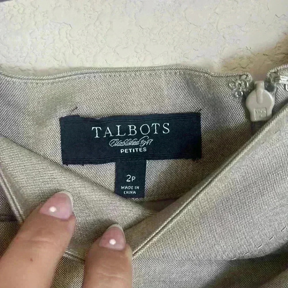 Talbots petite size 2 a line skirt - Picture 5 of 5